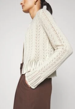 Anna Field Pointelle Bolero - Gilet - Offwhite -Anna Field 00dfbc3c855b4716be91de3edb1a87a3