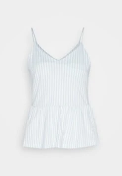Anna Field Débardeur - Light Blue/White -Anna Field 0d78002653f44bbe8542e26c1756efea