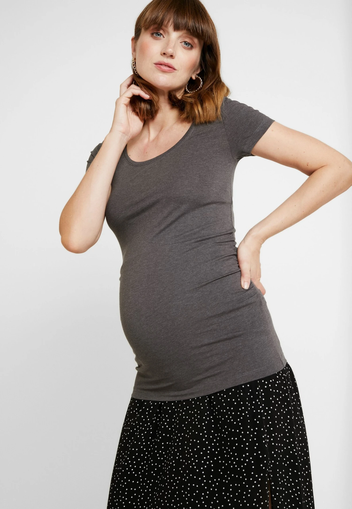 2 Pack - T-Shirt Basique - Dark Gray/Black 5 2 Pack - T-Shirt Basique - Dark Gray/Black – Image 5