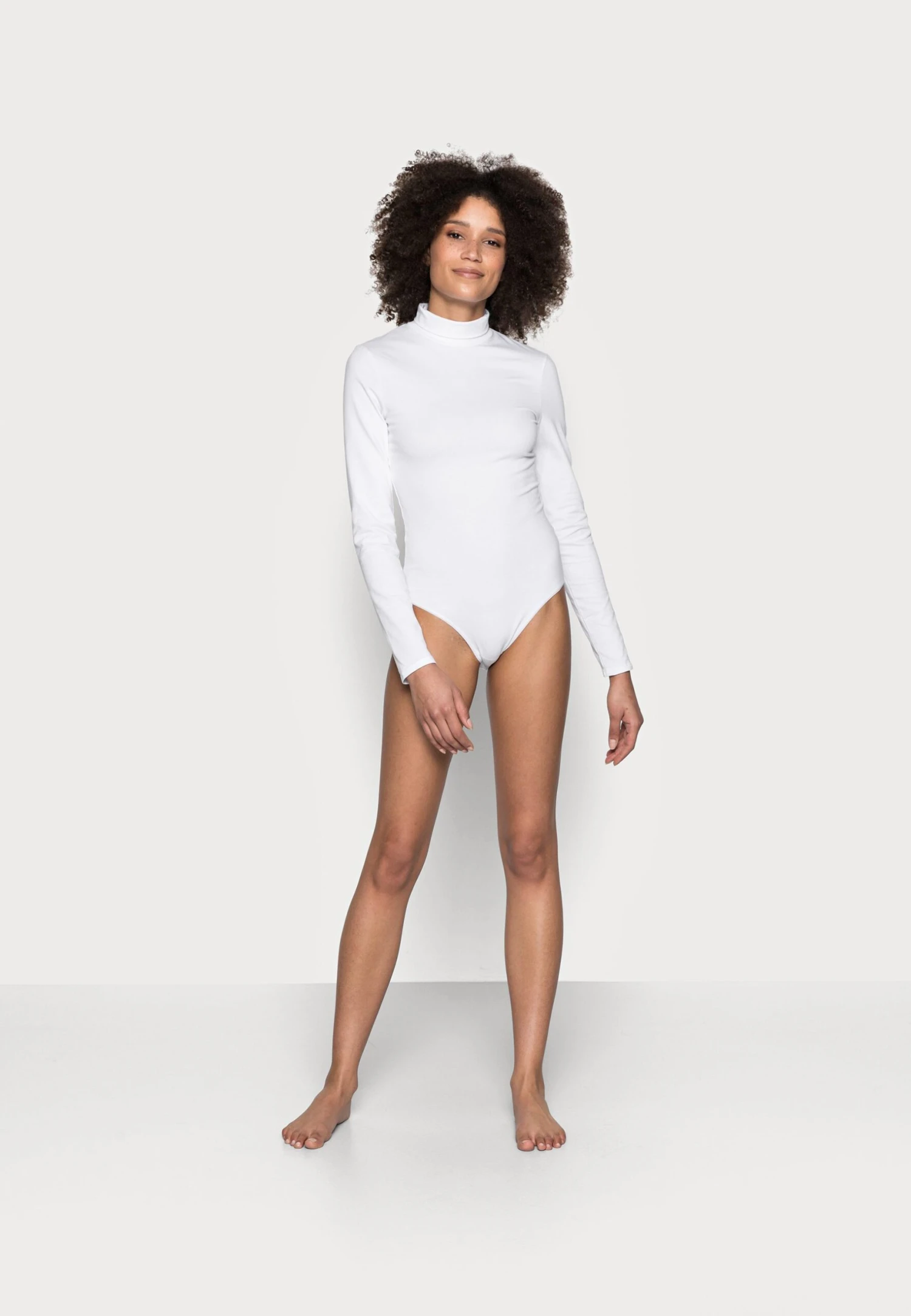 Anna Field Laura 2Pp High Neck Bodies - Body - White 1 Anna Field Laura 2Pp High Neck Bodies - Body - White