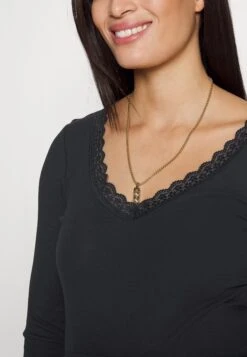 Maternity Ribbed Longsleeve Lace - T-Shirt À Manches Longues - Black 9 Maternity Ribbed Longsleeve Lace - T-Shirt À Manches Longues - Black -Anna Field 39164d4bb45e4d709b6f469b9fcf8d72