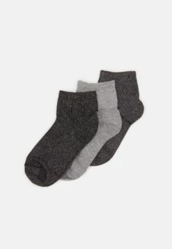 Anna Field Lurex Socks 3 Pack - Chaussettes - Grey/Black