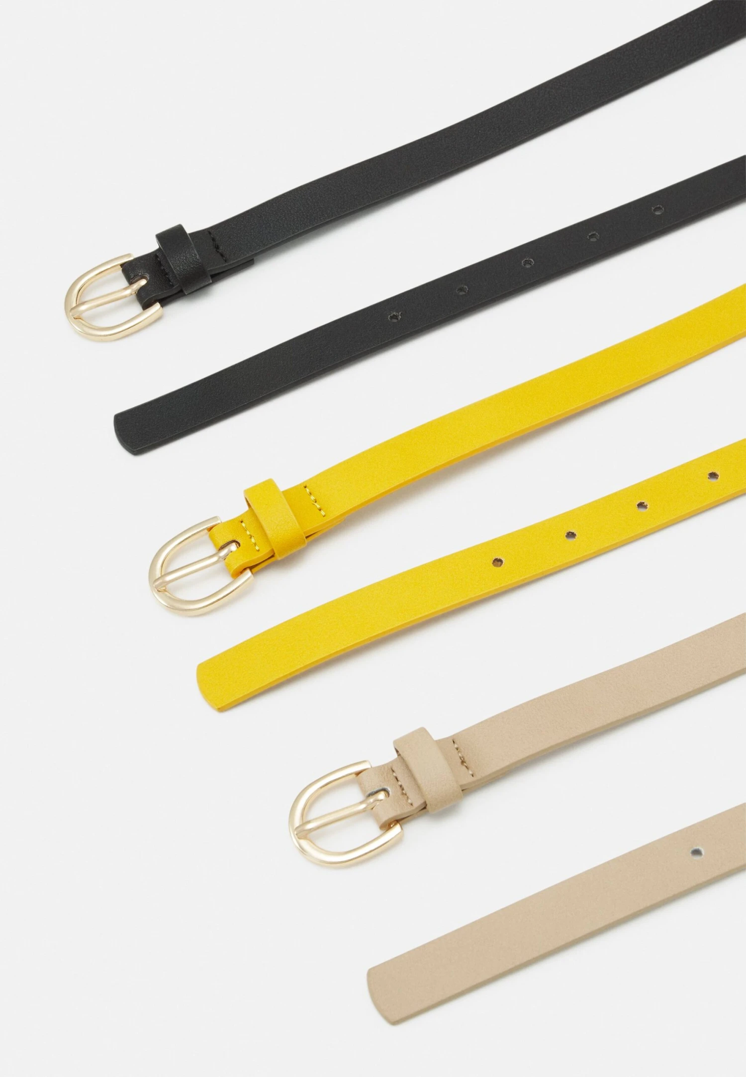 Anna Field 3 Pack - Ceinture - Black/Yellow/Taupe 2 Anna Field 3 Pack - Ceinture - Black/Yellow/Taupe – Image 2