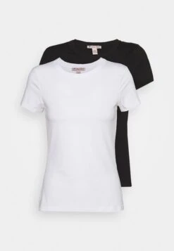 Anna Field 2 Pack - T-Shirt Basique - White/Black