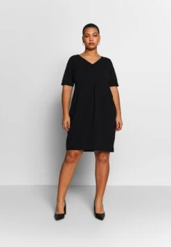 Basic Jersey Dress - Robe En Jersey - Black