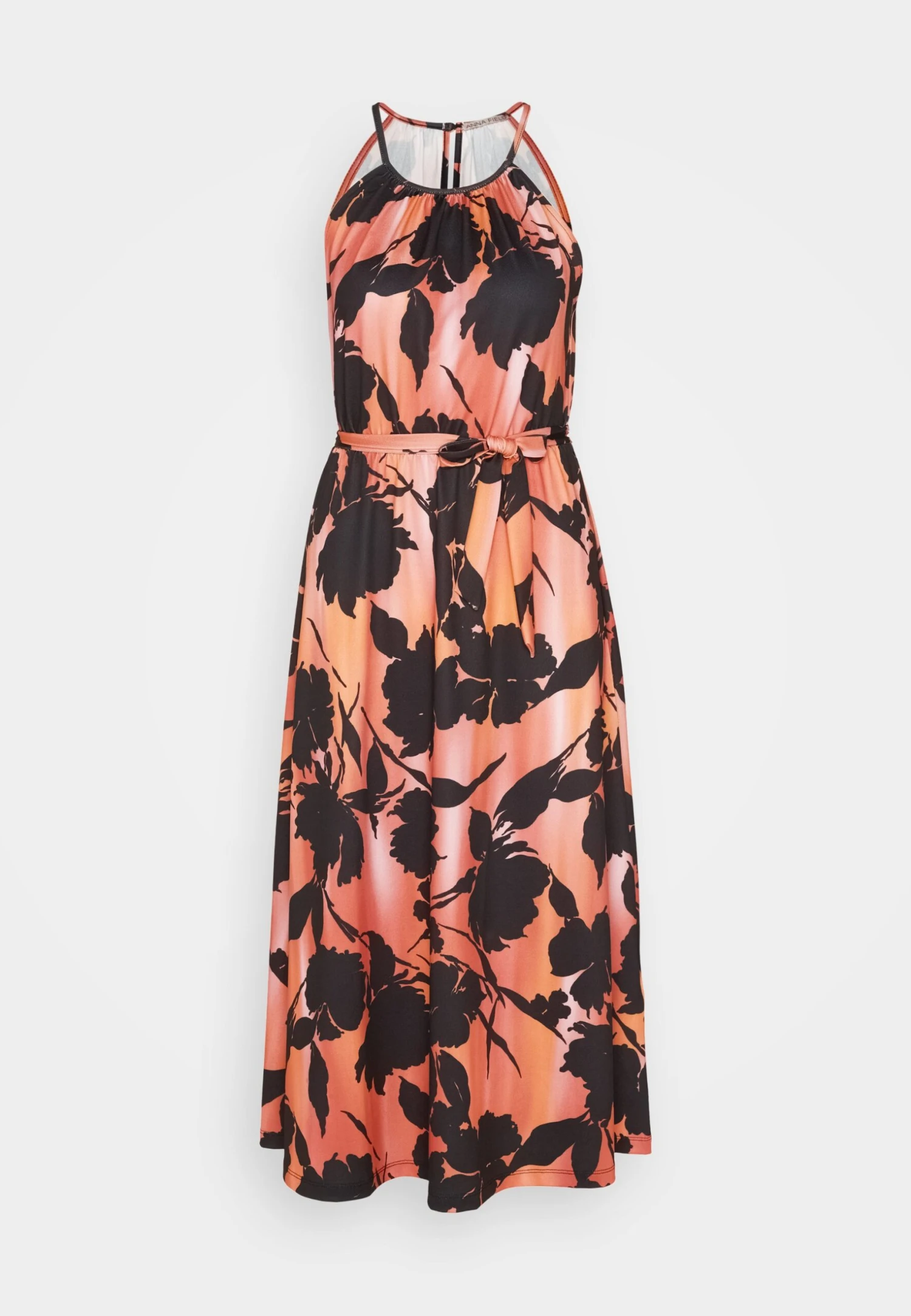 Anna Field Robe En Jersey - Black/Orange 7 Anna Field Robe En Jersey - Black/Orange – Image 7