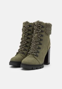 Anna Field Leather - Bottines À Lacets - Khaki -Anna Field 5351ec4084c242d6a16e56ca22fd1479