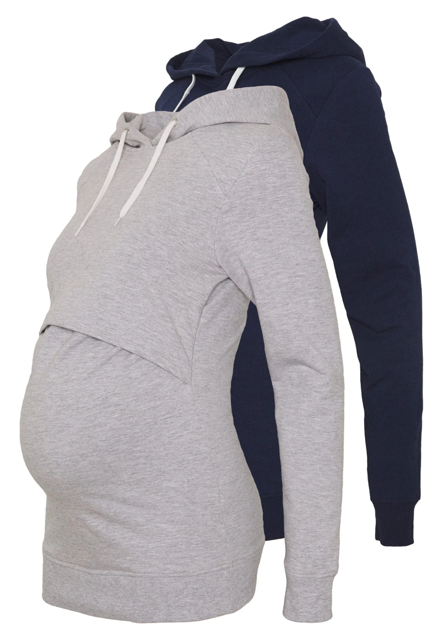2 Pack Nursing Hoodie - Sweat À Capuche - Light Grey/Dark Blue 1 2 Pack Nursing Hoodie - Sweat À Capuche - Light Grey/Dark Blue