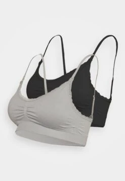 Anna Field Maternity Seamless Bra 2 Pack - Brassière - Grey/Black