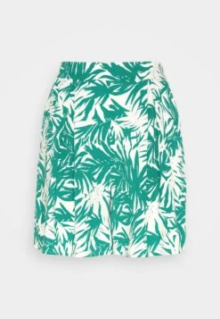 Anna Field Short - Green/Off White -Anna Field 5f6994548d7244ab88b97367488fefbd