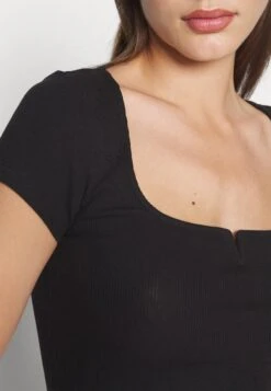 Anna Field T-Shirt Basique - Black -Anna Field 603236711a03431ab54ed4e1aed2d387