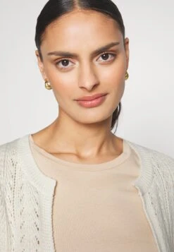 Anna Field Pointelle Bolero - Gilet - Offwhite -Anna Field 679490d6e4a742c38ee57dd496b06f90