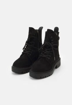 Anna Field Bottines À Lacets - Black