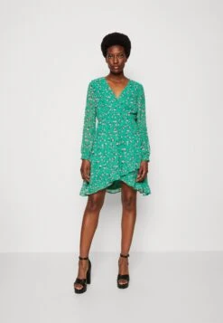 Anna Field Robe De Jour - Green/Multi Coloured