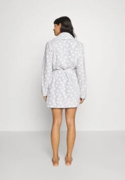 Anna Field Peignoir - Grey/White -Anna Field 764dfbf7542349c0b9e51e26122f76c9