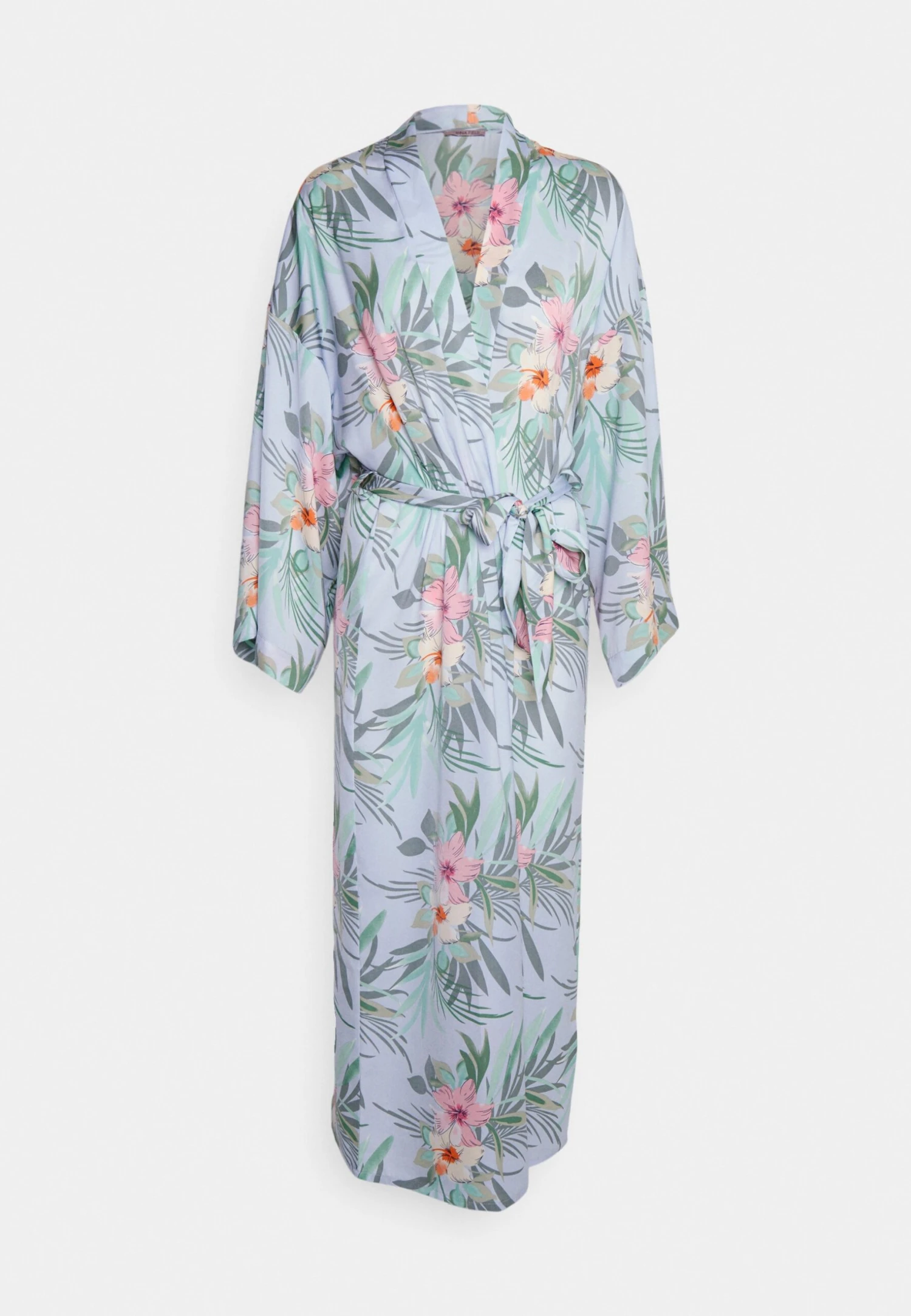 Anna Field Floral Robe - Peignoir - Blue 5 Anna Field Floral Robe - Peignoir - Blue – Image 5
