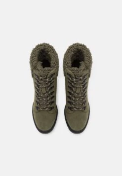 Anna Field Leather - Bottines À Lacets - Khaki -Anna Field 7d8c23ada9ed4ab4b7dcf756f86fb7ba