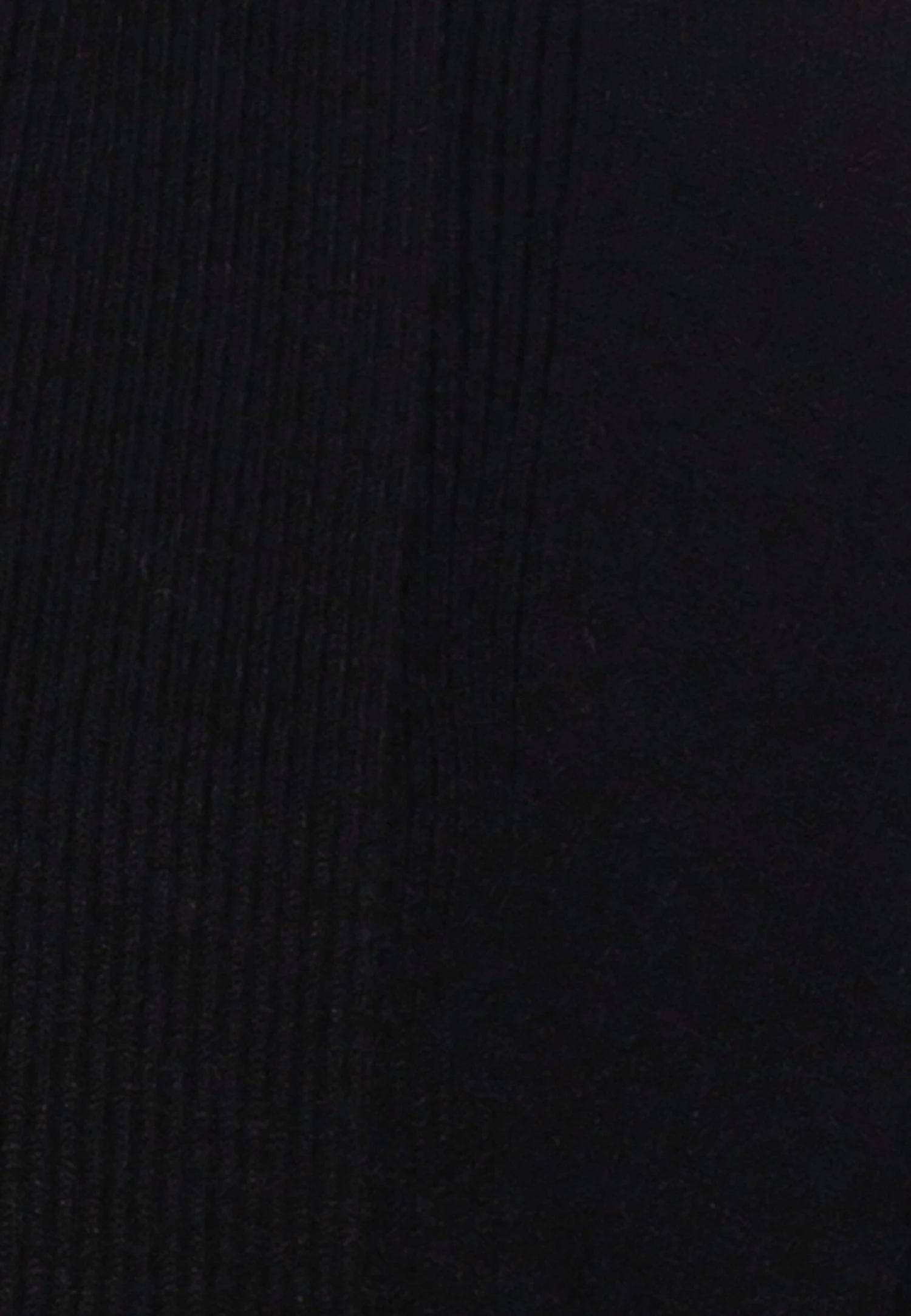 Anna Field Ribbed Fold Collar - Gilet - Black 3 Anna Field Ribbed Fold Collar - Gilet - Black – Image 3