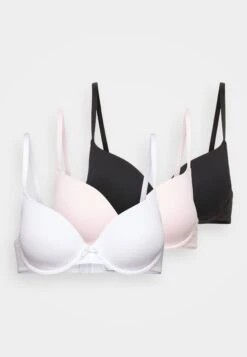 Anna Field Sunlight 3Pack Tshirt Bra - Soutien-Gorge Invisible - 402 - Pink_001 - White_802 - Black -Anna Field 86557765579c4e3f801767c3937b4035