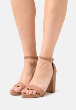 Anna Field Sandales À Talons Hauts - Cognac