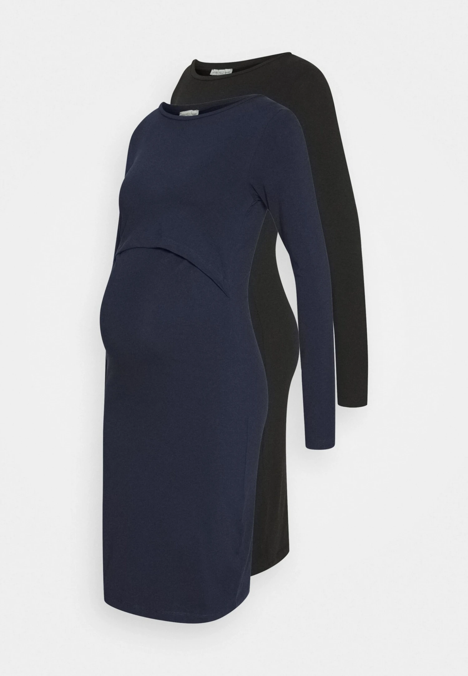2 Pack Nursing Dress - Robe En Jersey - Dark Blue/Black 1 2 Pack Nursing Dress - Robe En Jersey - Dark Blue/Black
