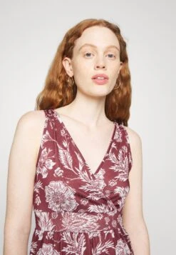 Anna Field Robe Longue - Bordeaux/Multi Coloured -Anna Field 994611c971604d7c9d21e8cc829c2f3a