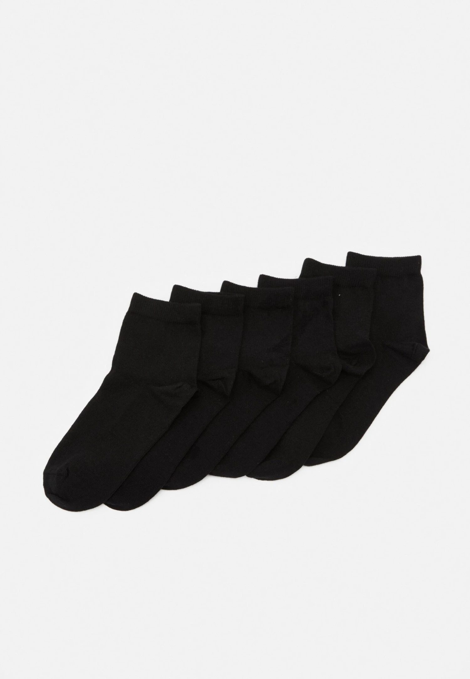 Anna Field 6 Pack Quarter Socks - Chaussettes - Black 1 Anna Field 6 Pack Quarter Socks - Chaussettes - Black