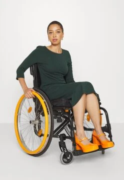 Anna Field Robe En Jersey - Dark Green -Anna Field b79d6cf76d734992bd3e2f5096e31ec1