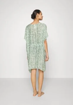 Anna Field Printed Short Kimono / 606 - Khaki_003 - Off-White - Accessoire De Plage - Khaki/Off-White -Anna Field bdfa21afe4da46fdb64bfb85cd175cef