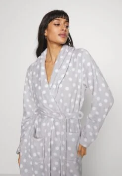 Anna Field Peignoir - Grey/White -Anna Field c5725abc2d2e43b5ad64de8b26dd812d