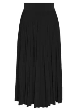 Anna Field Plisse A-Line Midi Skirt - Jupe Trapèze - Black -Anna Field dd87f996418743d1bcc2954fe9aebcc7
