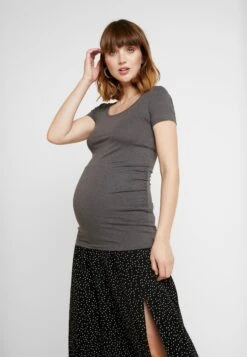 2 Pack - T-Shirt Basique - Dark Gray/Black 9 2 Pack - T-Shirt Basique - Dark Gray/Black -Anna Field ef9773ecc6074f73a958b52d3b7df616