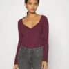 Anna Field T-Shirt À Manches Longues - Dark Red